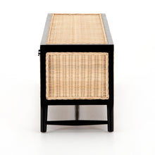 Midnight Mahogany, Warm Wheat Rattan