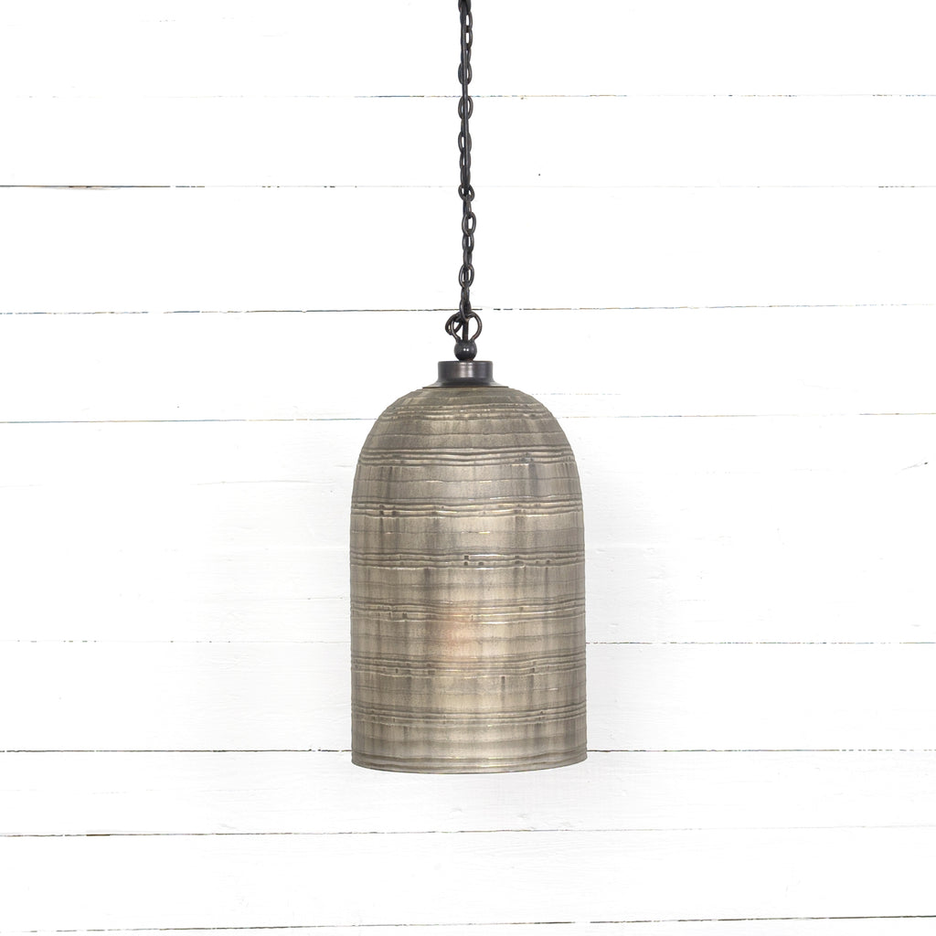 Antiqued Iron, Dripping Etched Silver